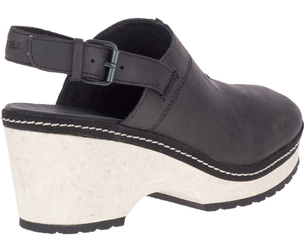 Sandalias Mujer - Merrell Halendi Backstrap - Negras - HBEP-26795